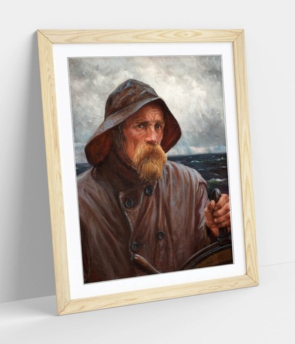 ALBERT EDELFELT, SAILOR FROM UUSIMAA -FRAMED WALL ART POSTER PRINT 4 SIZES - Picture 9 of 10
