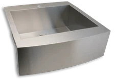 33" Top-Mount Single Bowl Apron Farmhouse Stainless Steel Sink - 9" Deep