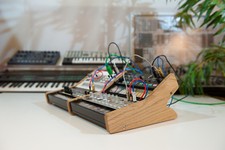 Korg Volca Rack 2x2 Wood Oak Light Stand Side Parts Wooden Desktop Stand