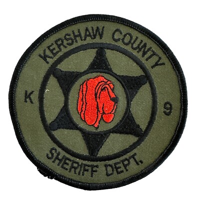 Vintage Kershaw County Sheriff K9 South Carolina SC Patch NOS 4” | eBay