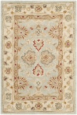 Hand-Tufted Wool Area Rug   Soft New Zealand Carpet for Living Room  Bedroom