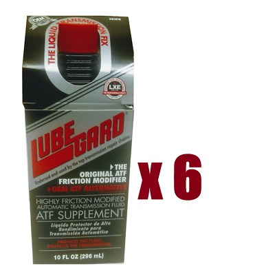 LUBEGARD BLACK ATF Transmission Additive 10 OZ Friction Modifier (6 BOTTLES)