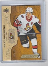 2018 2018-19 UPPER DECK ENGRAINED MATT DUCHENE BASE CARD 215/299 9 SENATORS