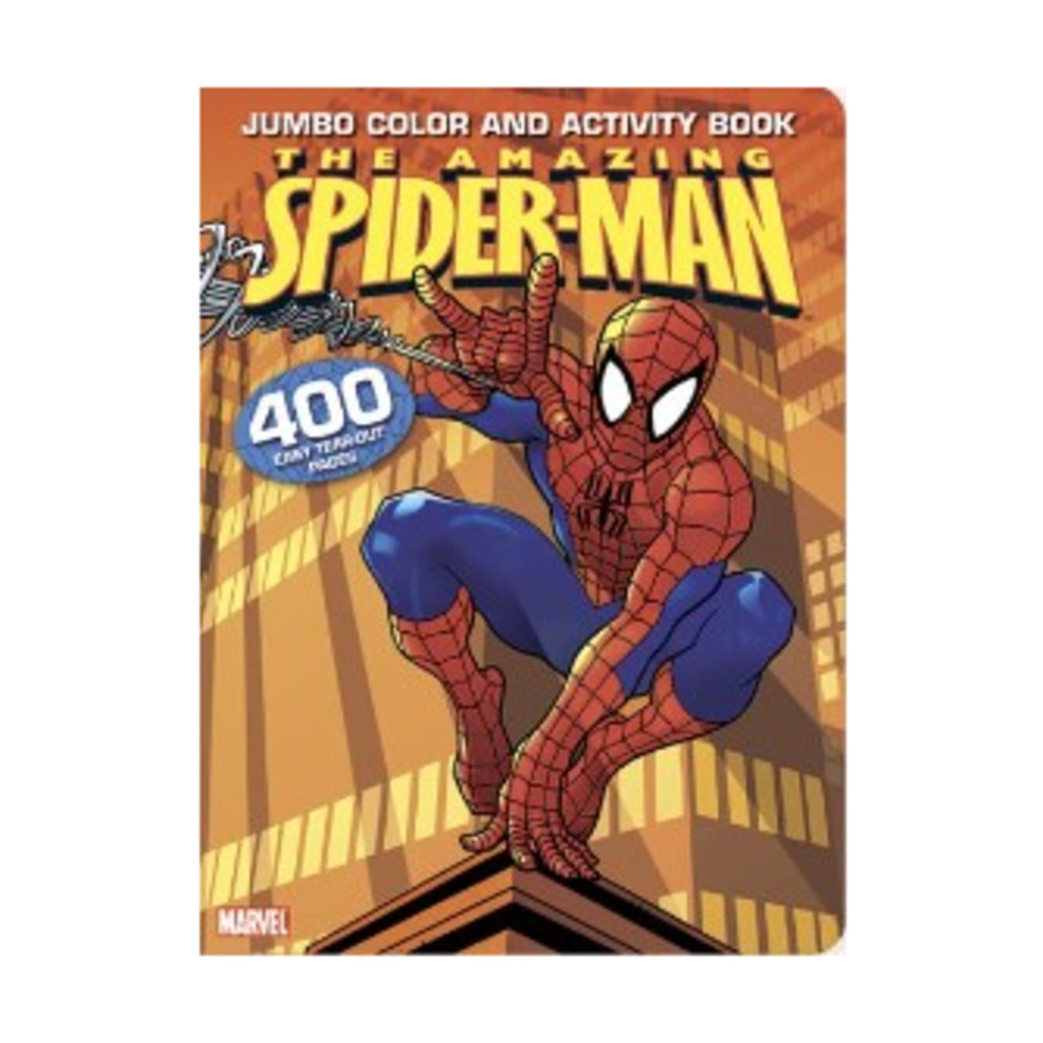 Marvel Childrens Book Amazing SpiderMan Jumbo Color & Activity Book