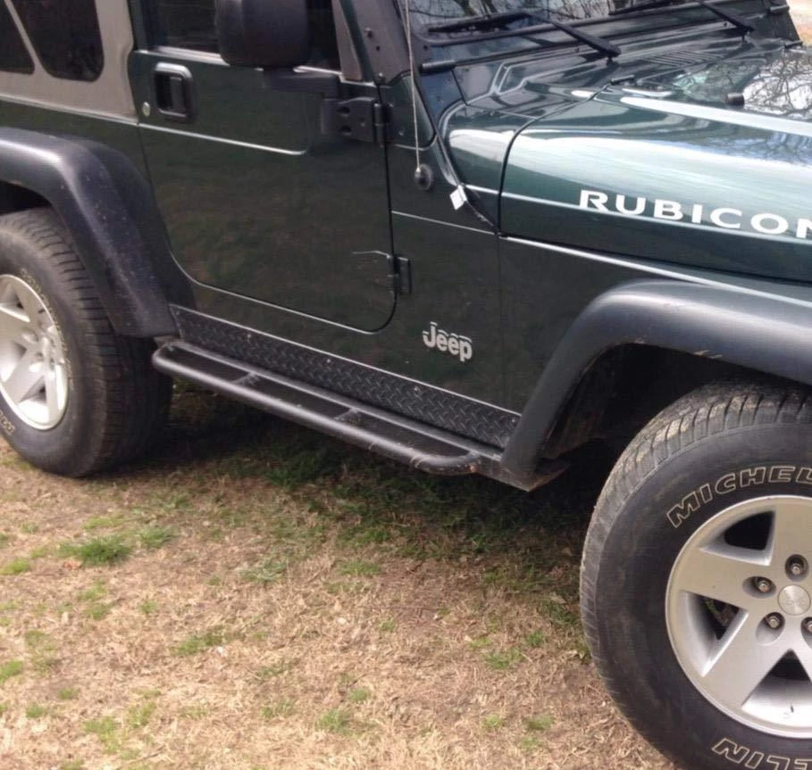 Body Armor TJ-4121 4x4 Black Rockcrawler Side Bars Foto 3 de 4