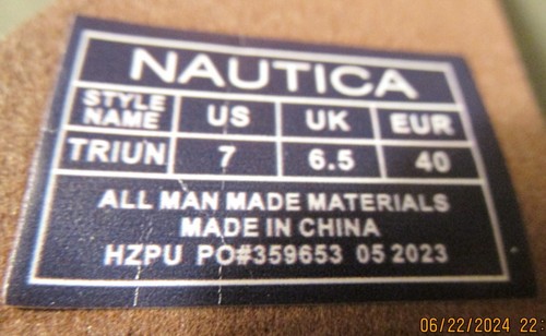 Nautica Men's Brown Sandals Buckled Straps Size 7 - Picture 5 of 7