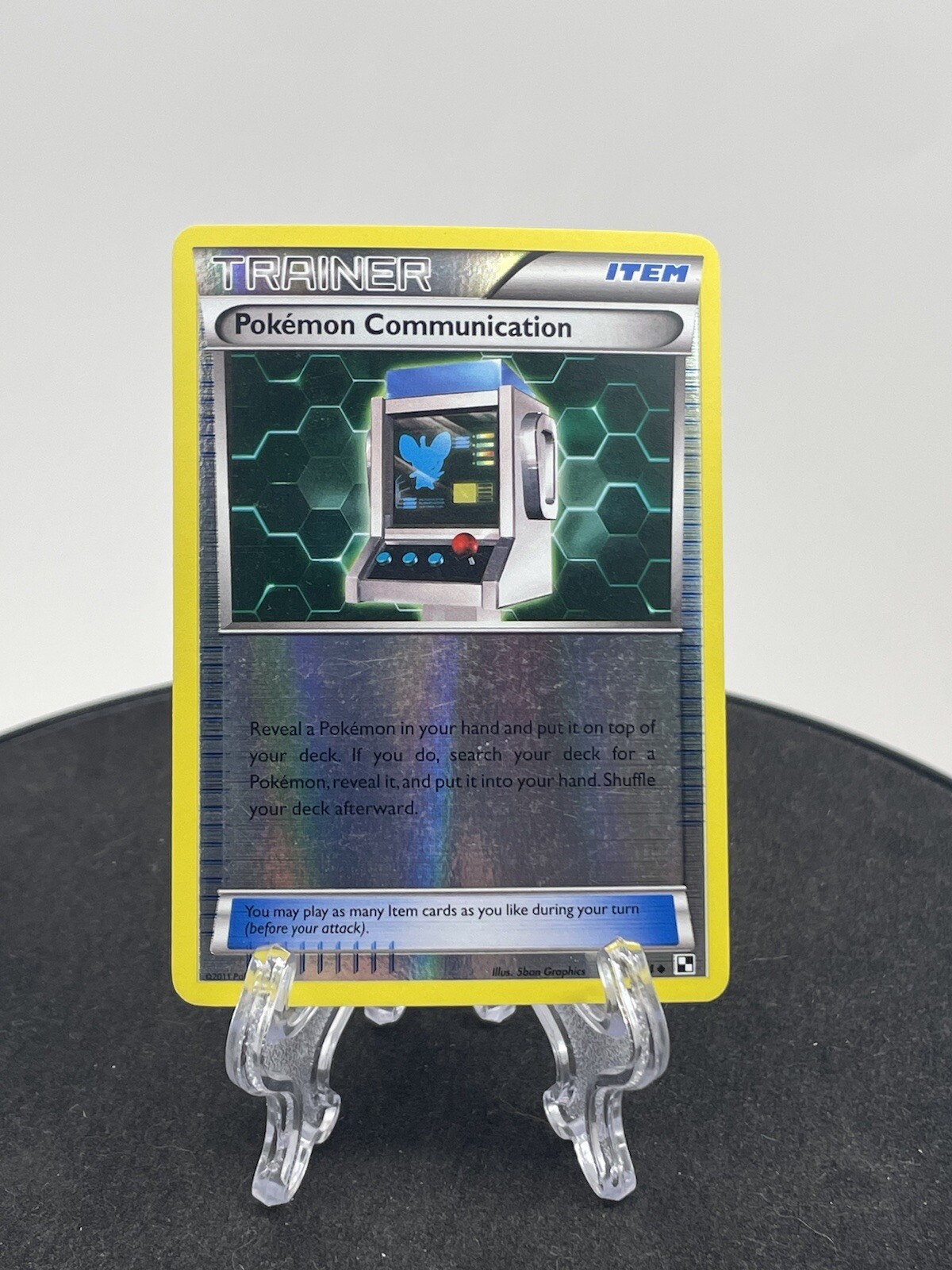 Pokemon Communication 99/114 Black & White Reverse Holo LP