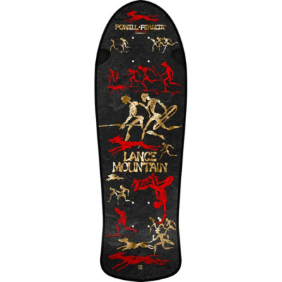 POWELL PERALTA BONES BRIGADE Series 16 Lance Mountain Skateboard Deck Gold