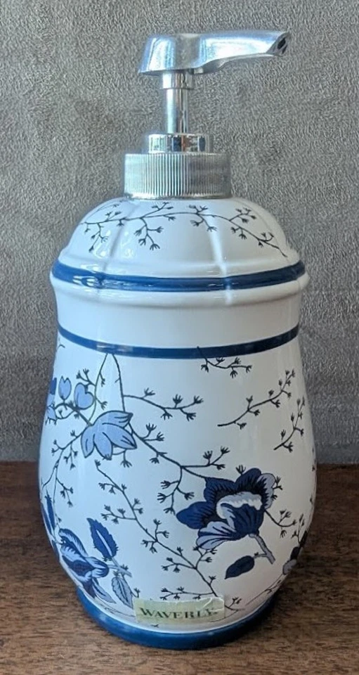 De colección Waverly Old Lyme Accesorios de Baño Taza Loción Cepillo de Dientes Jabón DEFECTOS LEER Foto 3 de 4