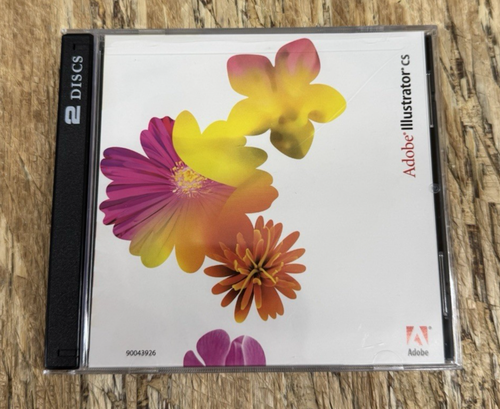 CS, Adobe Illustrator CS 11.0 WINDOWS With Serial Number 2 Disc In Case