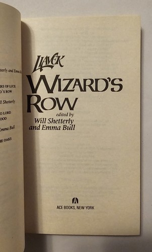 Liavek #3: Wizard's Row- Will Shetterly & Emma Bull - Ace 1987 *Unread* - Picture 11 of 14