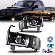 Led Drl Bar Headlights For 1994-2002 Dodge Ram 1500 2500 3500 Front Lamps Us Led Drl Bar Headlights For 1994-2002 Dodge Ram 1500 2500 3500 Front Lamps Us
