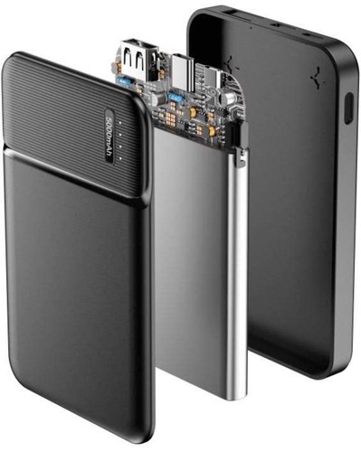 Portable Power Bank 5000mAh USB Charger Heated Vest Travel Mobile Phones UK - Picture 8 of 8