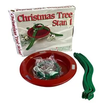 Vintage - Christmas Tree Stand National Metal Industries 3 1/8"Trunk Made in USA