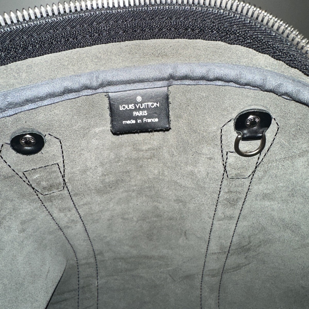 LOUIS VUITTON - LV Boston Bag Kendall GM Ardoise Black Taiga