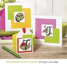 TROPICAL BLOOMS  FULL ABC CROSS STITCH  PATTERN ONLY    EQ - RWW