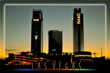 Vintage Postcard, Palms Casino  hotel, Las Vegas, Nevada, Long Ago 