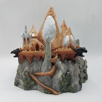 World of Krystonia Dragon KRAK N'BORG Castle Large 8'' Tall 1988