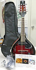 Vangoa 8 String Electric Mandolin VMD40CE-RE Bundle