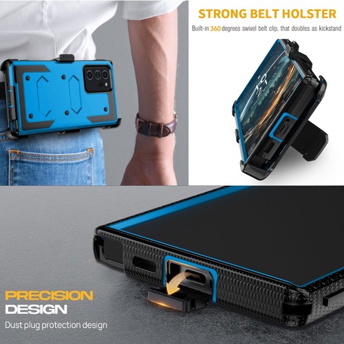 Funda/protector de pantalla resistente con clip para cinturón para Samsung Galaxy Note20 Ultra 5G - Imagen 7 de 97