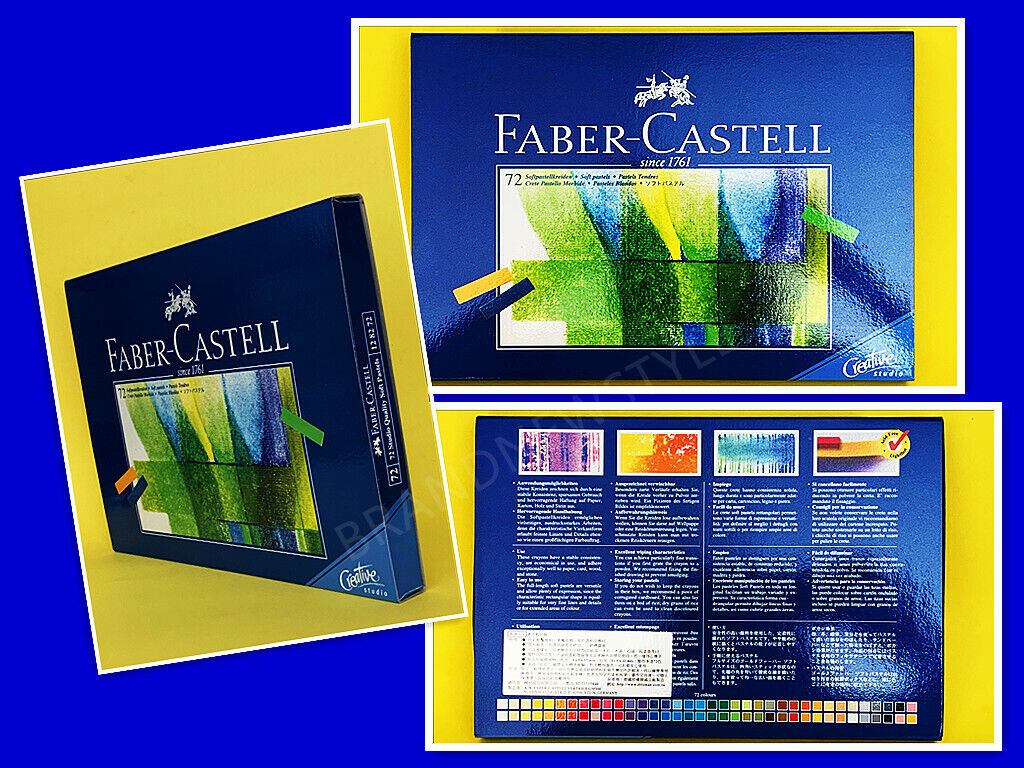 FABER-CASTELL Softpastellkreiden PASTELS TENDRES Soft Mini Pastels of 72 Colors