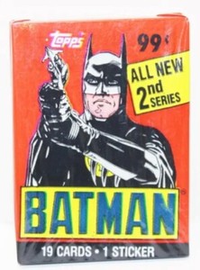 1989 Topps Batman 2nd Series (single) Wax Pack  Movie Trading Cards