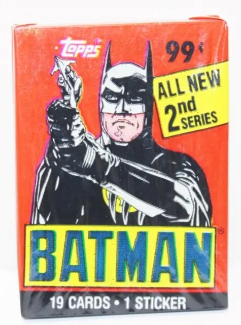 1989 Topps Batman 2nd Series (single) Wax Pack  Movie Trading Cards