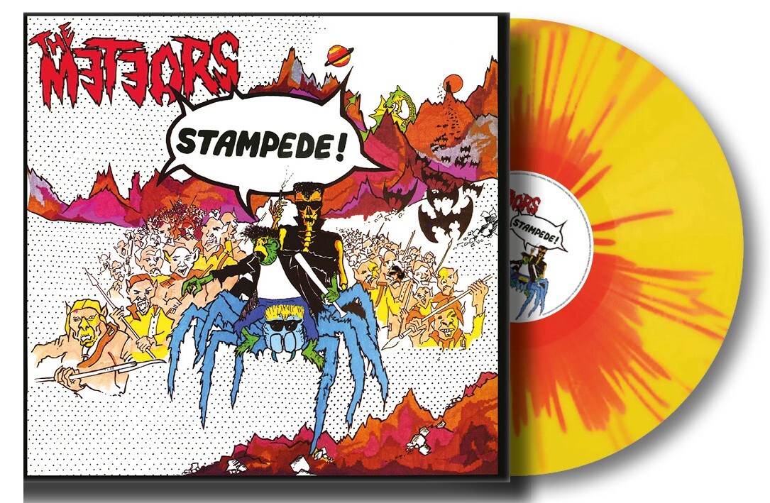 Stampede (Sunburst Yellow/Red Vinyl) by METEORS  VINYL LP LTD