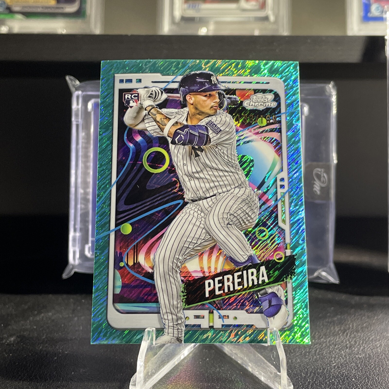 2024 Topps Cosmic Chrome Everson Pereira Aqua Equinox Refractor /199 Rookie Mint
