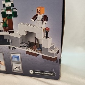 Lego Minecraft The Snow Hideout 21120 Brand New Sealed Front Box Wear Fast Ship