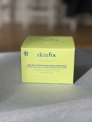 skinfix resurface AHA/BHA Niacinamide Exfoliating Pads New