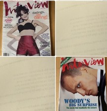 Andy Warhol Interview Magazines Rosie Perez 93 Harrelson 96 White Men Cant Jump