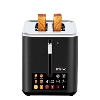 Touch Screen Toaster 2 Slice, Stainless Steel Smart Toaster with Digital Time...