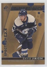 2022-23 SP Authentic Spectrum FX Gold Bounty Award /50 David Jiricek #S-79 av1