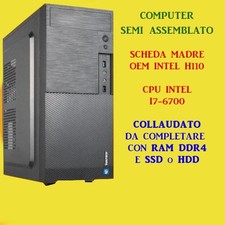 PC COMPUTER Semi-Assemblato: MB-H110 + CPU INTEL i7-6700 + Cooler Ventola