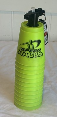 Speed Stacks Stacking Cups Set Quick Release Stem Clip GREEN 12 CUPS