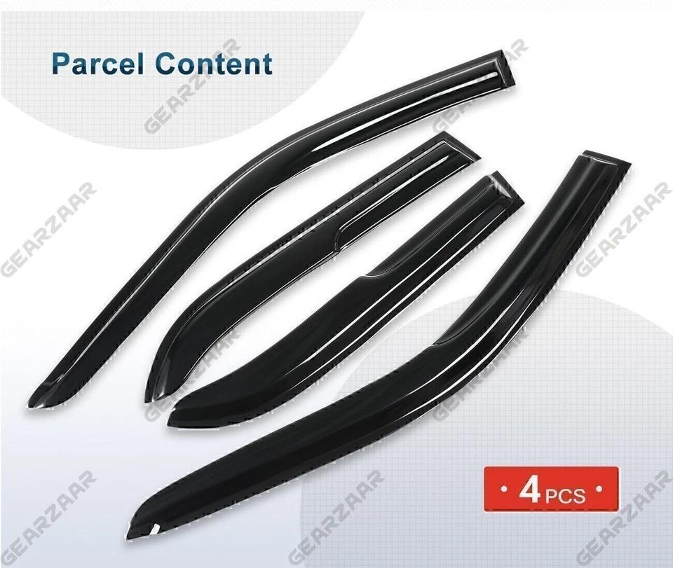 Se adapta a Toyota Corolla 1998-2002 puerta ventana visera ventilación sol/lluvia protectores deflector Foto 2 de 4