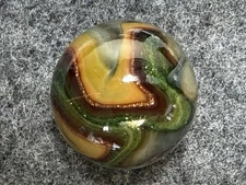 2008 JABO Collectors Marbles:Last Dance Salsa Lutz Ribbons Swirl. .790