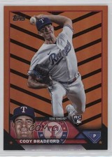 2023 Topps Update Orange & Black Foil Cody Bradford #US53 0b3