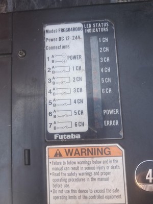 KOMATSU FUTABA RADIO MODULE FRG604R080 Japan