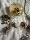 Beautiful Vintage Jewelry Lot-Rhinestone Necklace Clip-On Earrings/Bracelet — photo 7