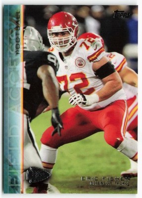 2015 Eric Fisher Topps Field Access Blue Version - Kansas City Chiefs