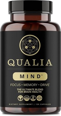 Qualia Mind Brain 2.0 Supplement Nootropics 120 Capsules - New - Exp 07/2027 DE.