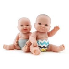 Rumparooz Doll Diaper Set (Charlie & Platinum)