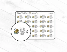 2785-13~~Clean Walls & Trim Planner Stickers.