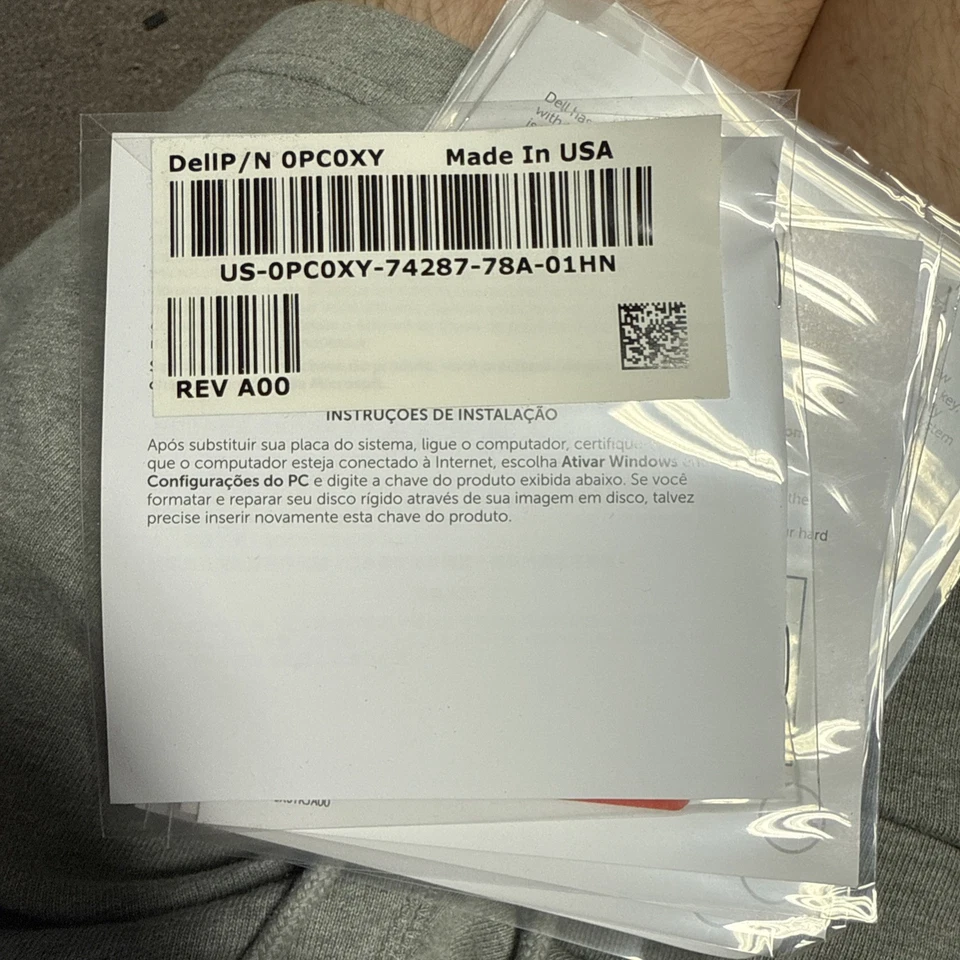 W8P/W10 32/64BIT SVC DPK Dell Microsoft License Product Key Dell OEM JN38V - Image 2 of 3