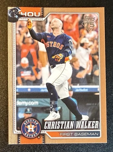 Christian Walker 2026 Topps Christian Walker #495 Gold
