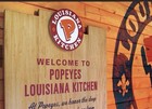 Popeyes Louisiana Kitchen Interior Wooden Welcome Wall Sign Commercial 60”x36” — photo 9
