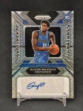 2023-24 Panini Prizm Olivier Maxence Prosper Sensational Signatures MOJO /25 RC