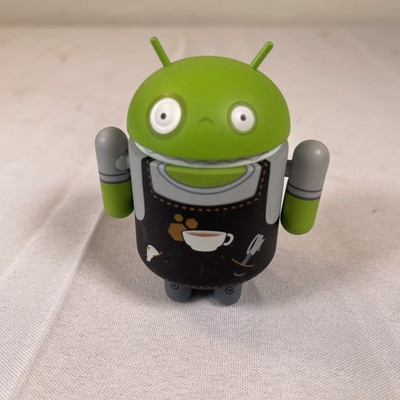 Android Mini Collectible Figure - Barista Bot - Used Condition, Collection Ready